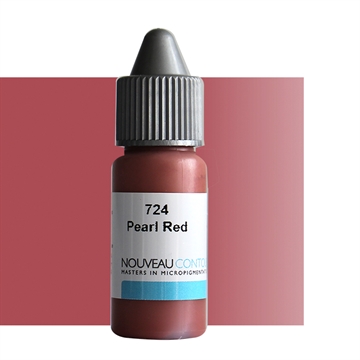 PIGMENT / LIPS - ORGANIC Pearl Red - Flaske á 10 ml.